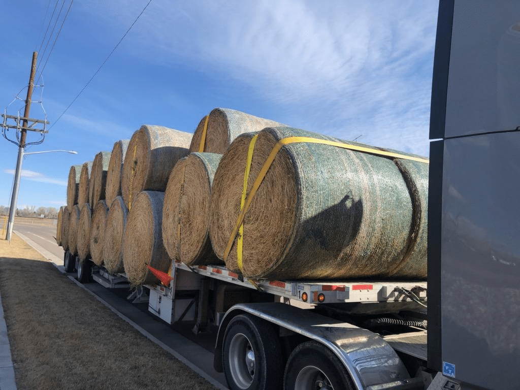 Shipping Hay Bails