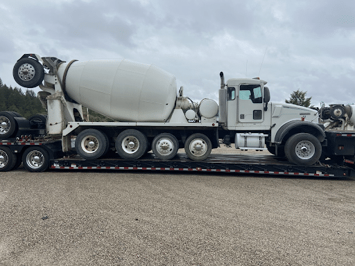 Kenworth W900 mixer truck