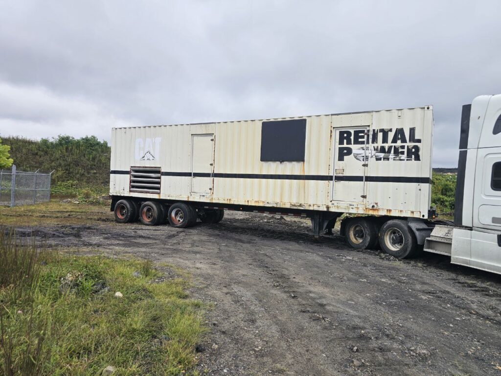 Cat QX2000 Generator on chassis