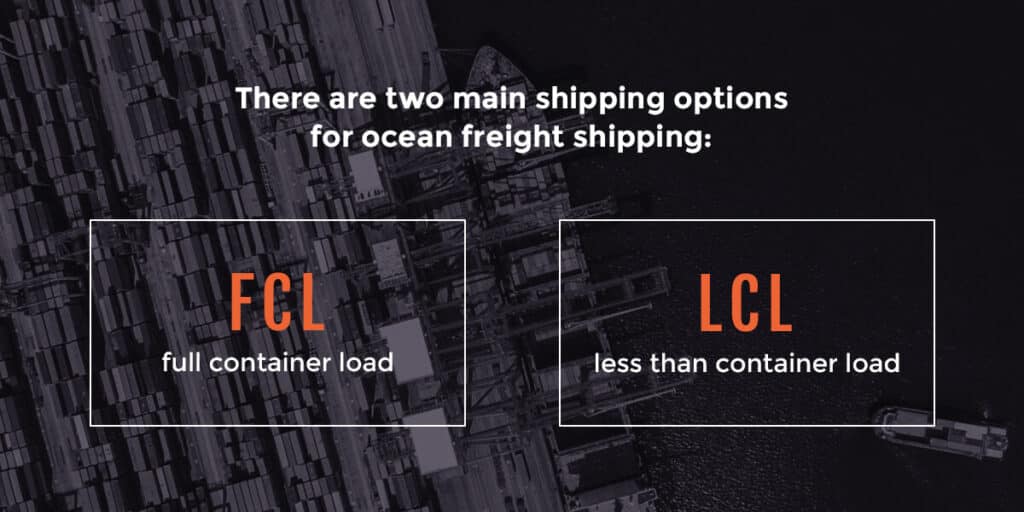 There are two main shipping options