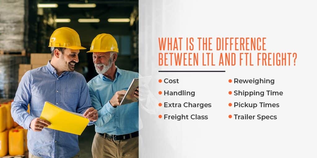 What Is the Difference Between LTL and FTL Freight?