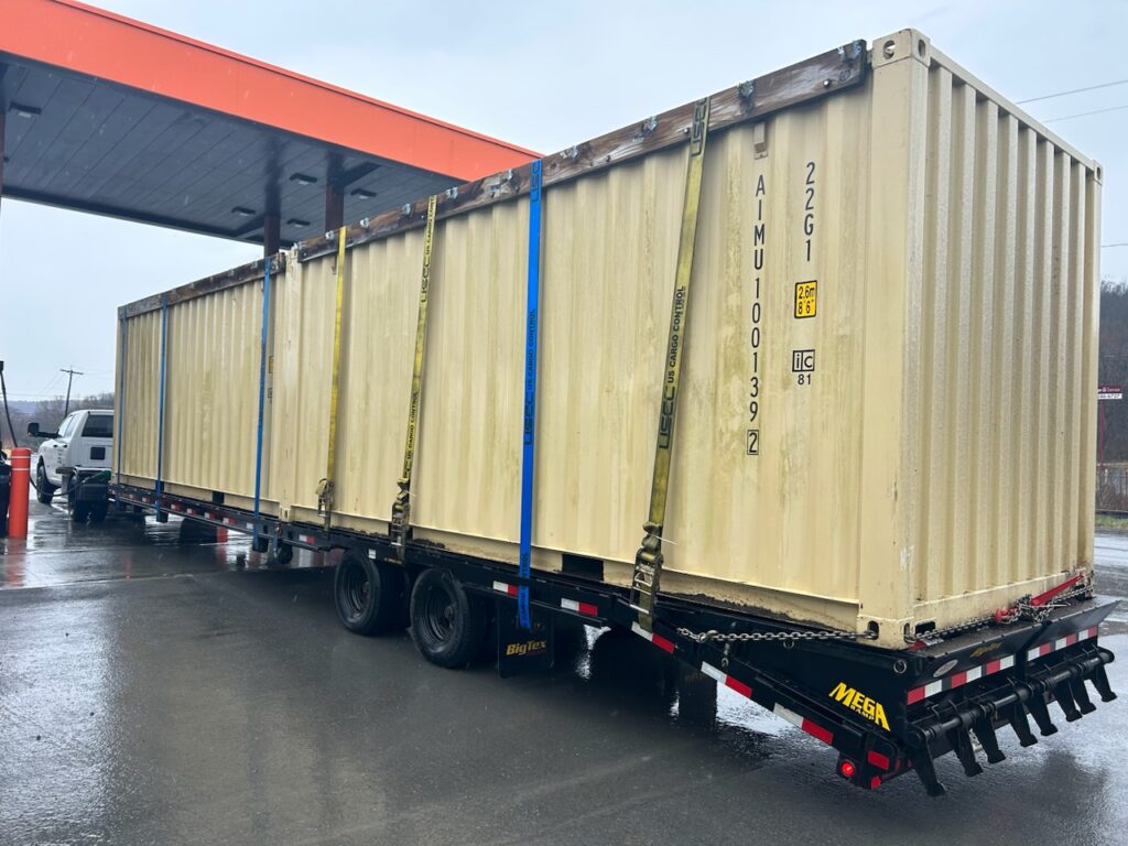 Empty 2-20’ Shipping Containers