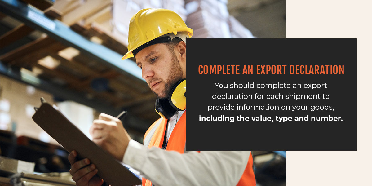 02-Complete-an-Export-Declaration