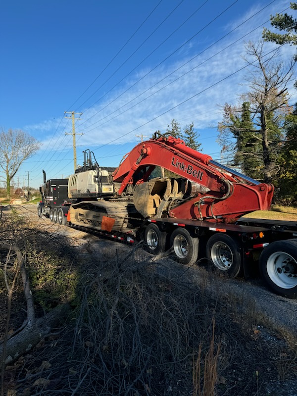 Link Belt 350 X-4 with Hydraulic Thumb