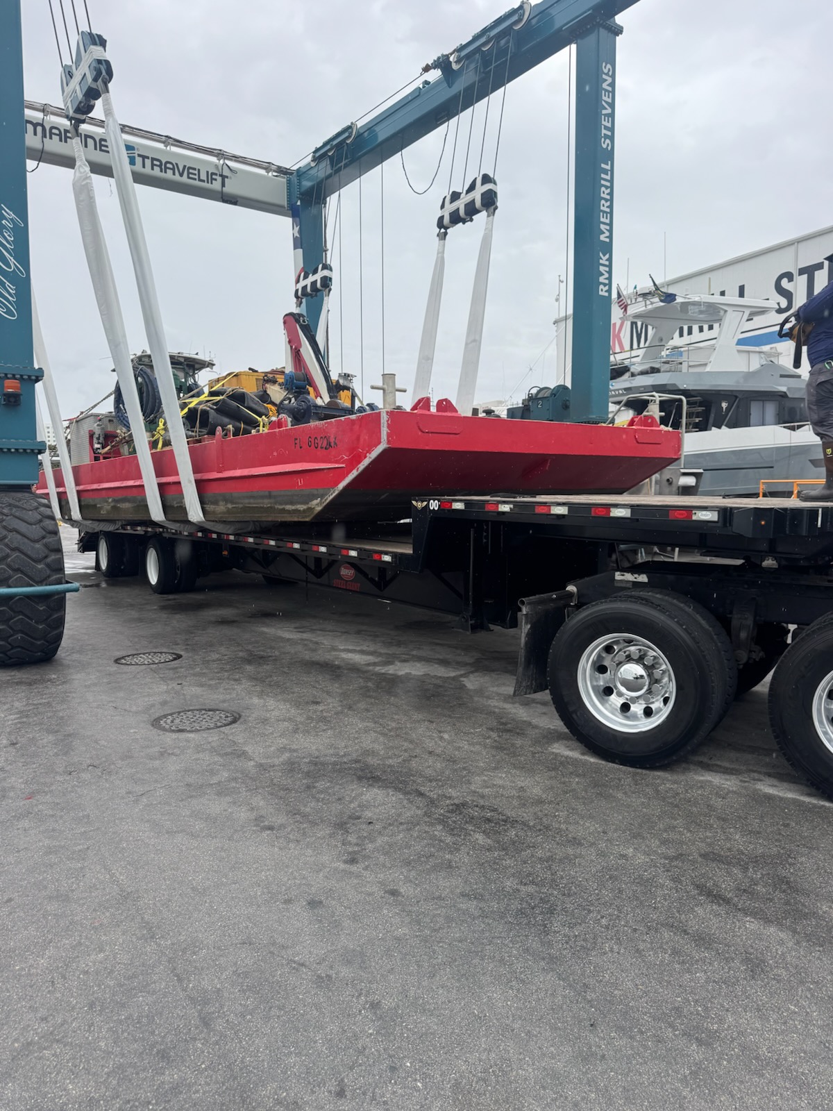 1 Flat Deck Barge