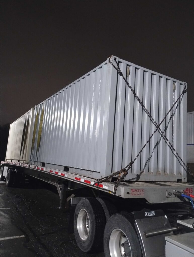(2) 20 Foot Containers with Water Filtration Equipment