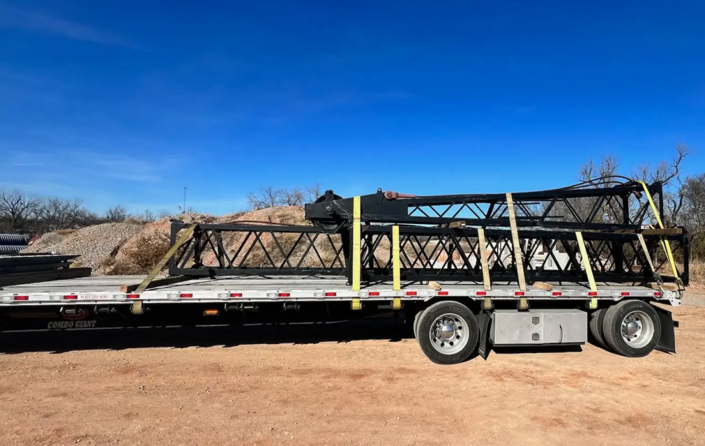1981 Link Belt 108 Flat track Crane With Butte Section 