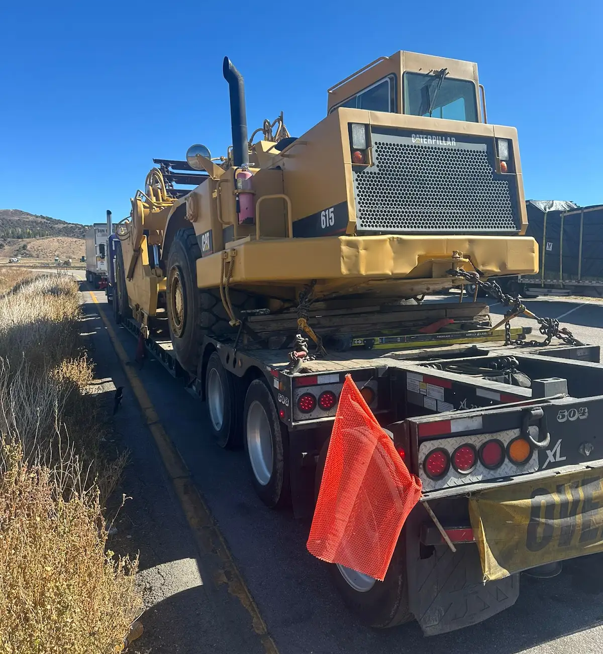 1988 CAT 615C elevating scraper