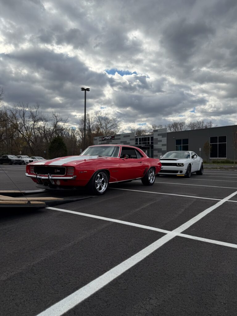 1969 Chevy Camaro and 2024 Dodge Demon