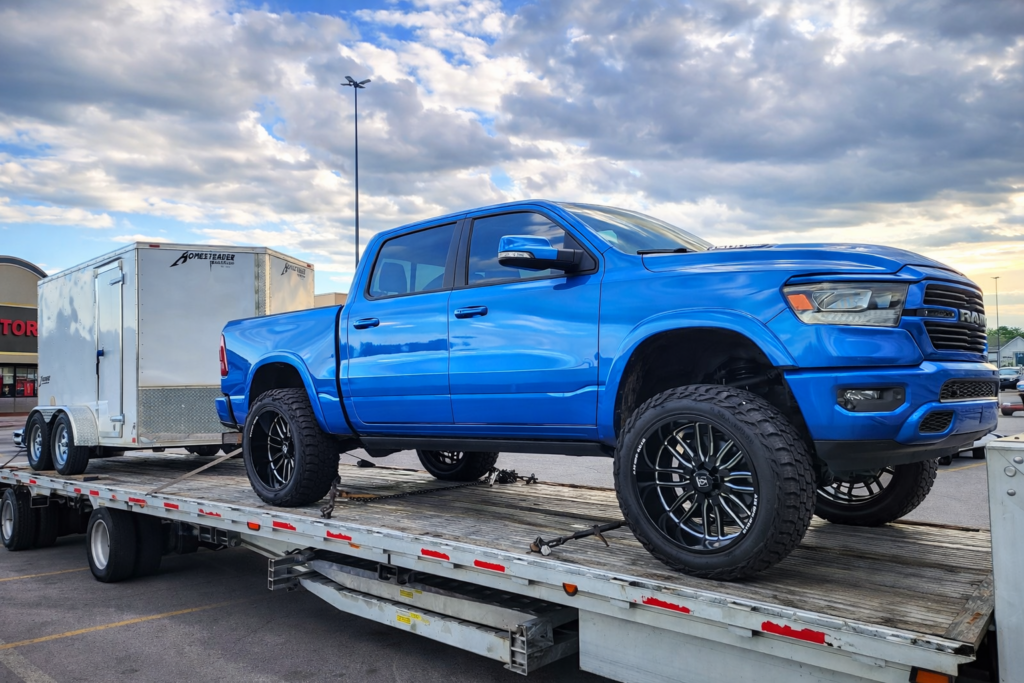2021 Ram 1500 with Enclosed Trailer