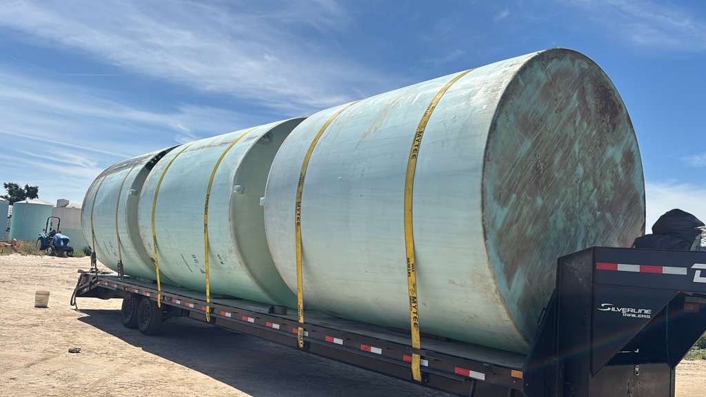 3 6500 Gal. Poly Tanks