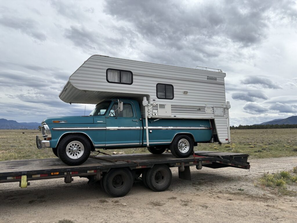 Ford F250 Truck with Camper