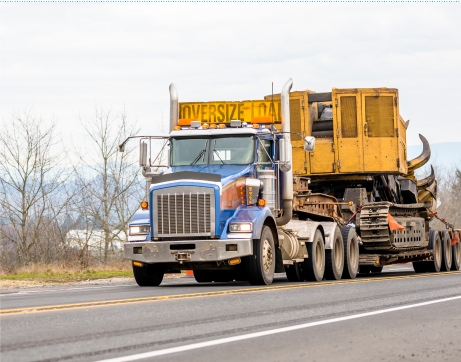 Transporting oversize load