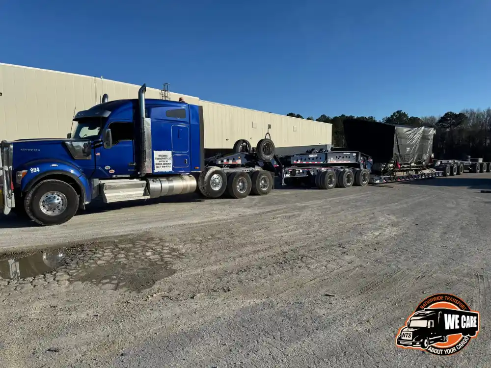 Transporting an injection molding machine